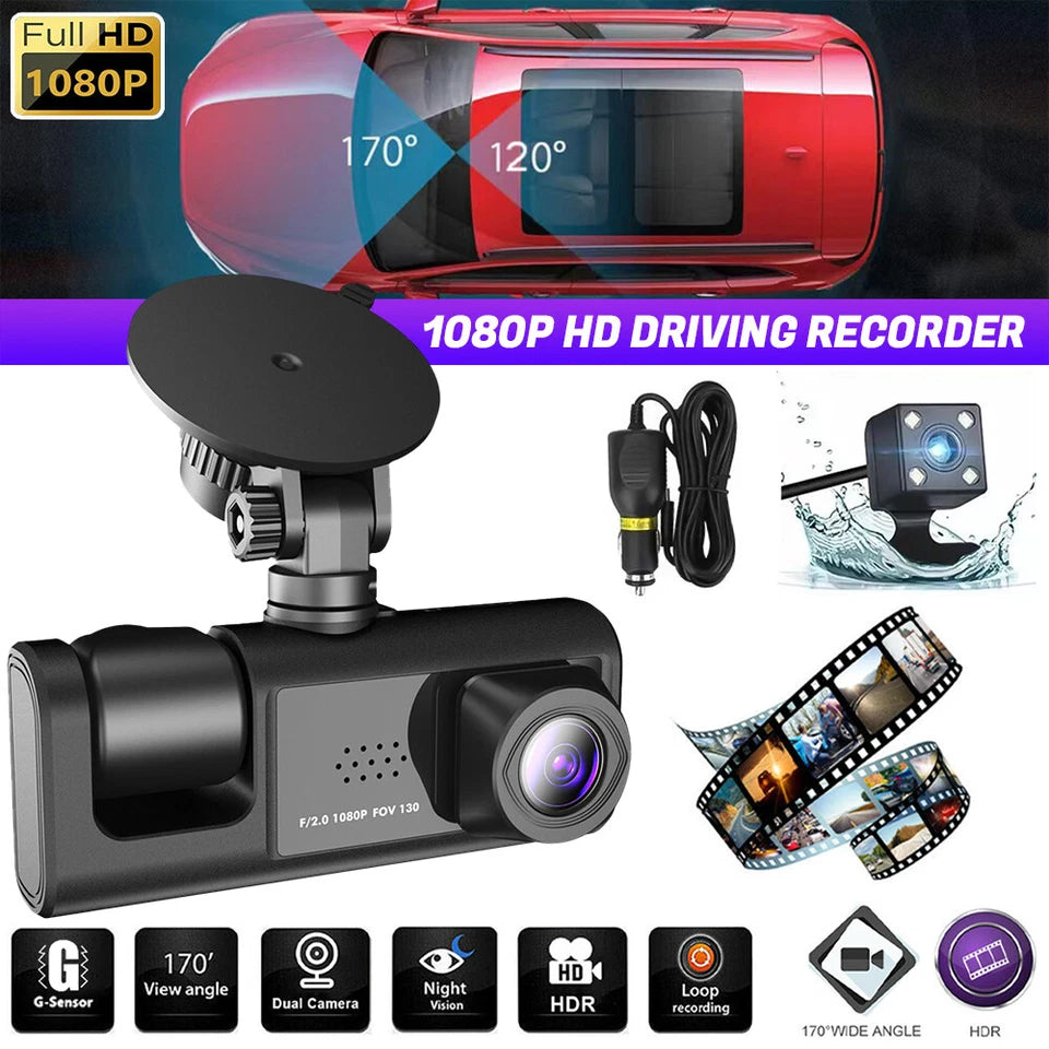 🚘 CÁMARA PARA CARRO AM1080 – Protege cada kilómetro que recorres™ (NO INCLUYE TARJETA MICRO SD)