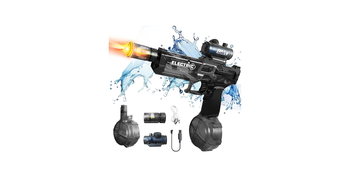 💦🔫 PISTOLA DE AGUA ELÉCTRICA 818-8 – CON LUZ LED Y DISPARO AUTOMÁTICO™