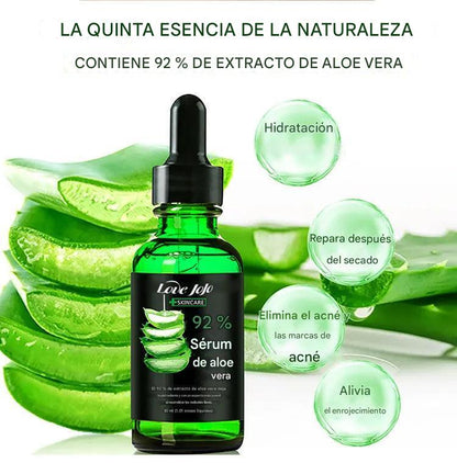 🌿✨ Sérum de Aloe Vera LOVE JOJO™ 92% – Hidratación, Luminosidad y Piel Impecable ✨🌿