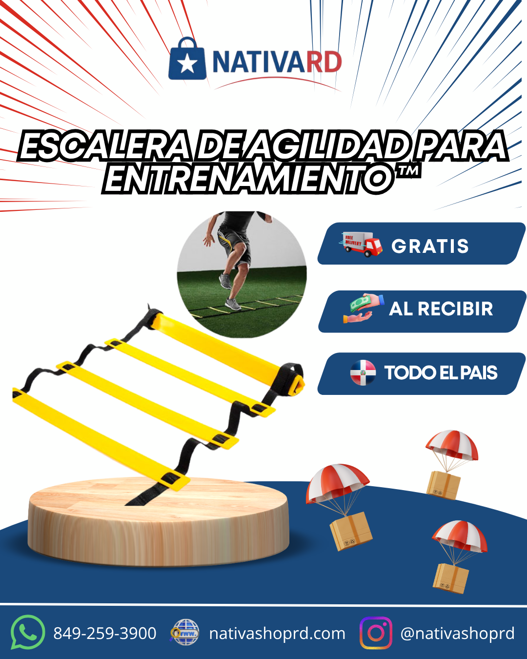🏋️ ESCALERA DE AGILIDAD PROFESIONAL PARA ENTRENAMIENTO