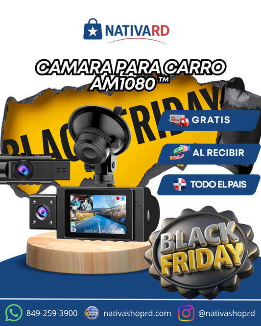 🚘 CÁMARA PARA CARRO AM1080 – Protege cada kilómetro que recorres™ (NO INCLUYE TARJETA MICRO SD)