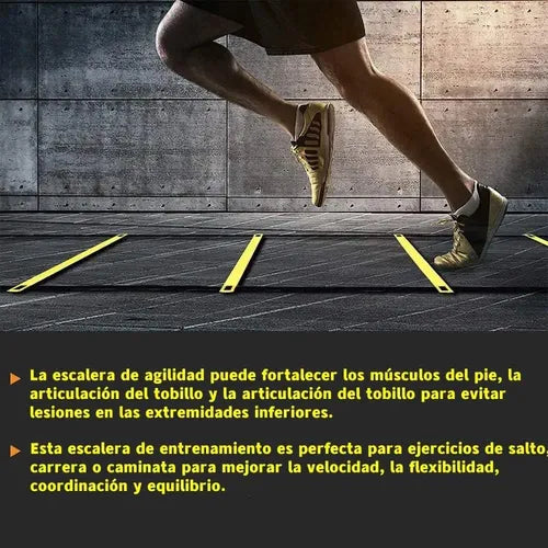🏋️ ESCALERA DE AGILIDAD PROFESIONAL PARA ENTRENAMIENTO