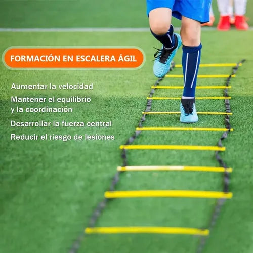 🏋️ ESCALERA DE AGILIDAD PROFESIONAL PARA ENTRENAMIENTO