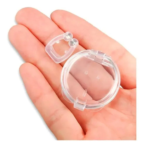 😴👃 Clip Nasal Antirronquidos Magnético – Duerme en silencio y respira mejor 🌙💤