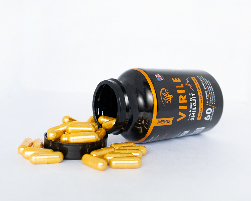🏔️ SHILAJIT VIRILE LIFE SUPPLEMENTS™ – 60 Cápsulas Energía • Vitalidad • Enfoque • Rendimiento Masculino ⚡💪