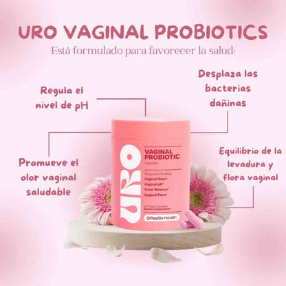 🌸💊 O POSITIV URO Probióticos Vaginales para Mujeres – Equilibrio, Frescura y Bienestar Íntimo