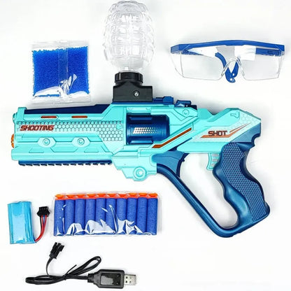 🔫🎯 Diversión extrema y segura al aire libre con el Lanzador PISTOLA HIDROGEL SHOOTING ELITE ST-602 MD-12902™ 🌿👨‍👩‍👧‍👦